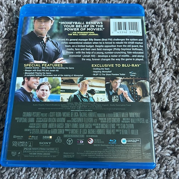 Moneyball: Based on a True Story (Blue-Ray) - Picture 2 of 3